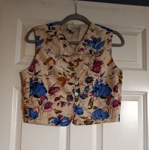 Vintage Silk Vest